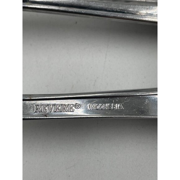 Vintage Revere Flatware Teaspoons Forks Knives Serving Utensils - Picture 7 of 9